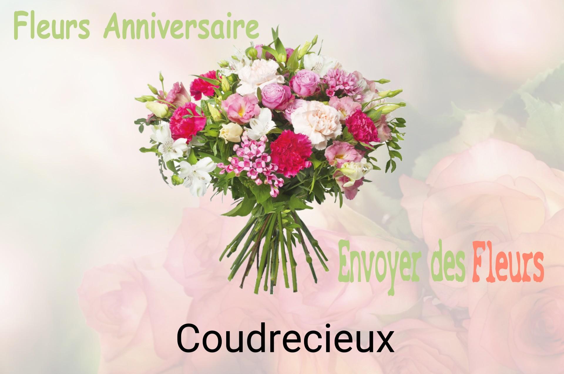 Bouquet de fleurs d’anniversaire livré à Coudrecieux